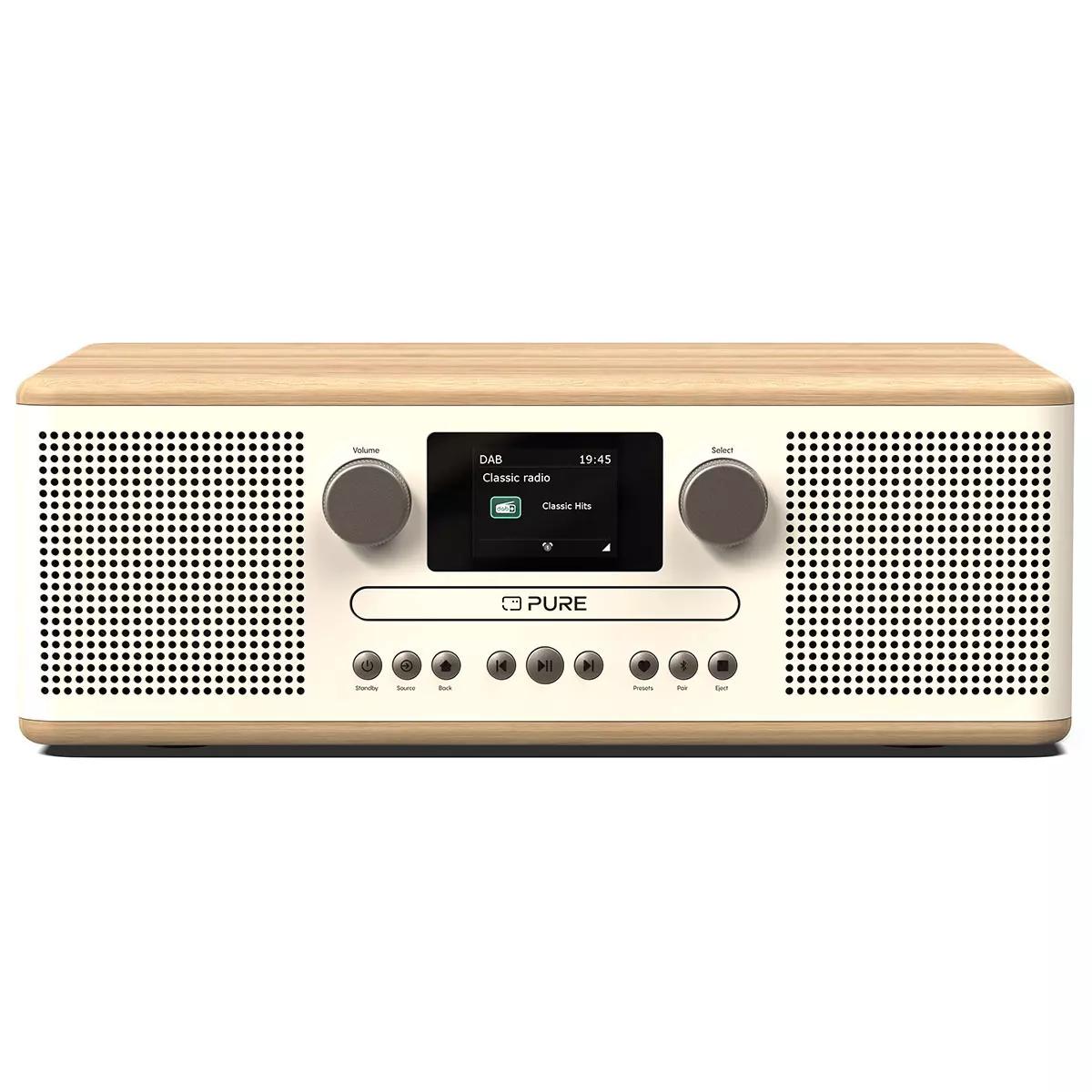 PURE Classic C-D6 Cotton White/Oak