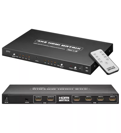GOOBAY AVS45 SPLITERCONMUTADOR  HDMI 4IN/2OUT