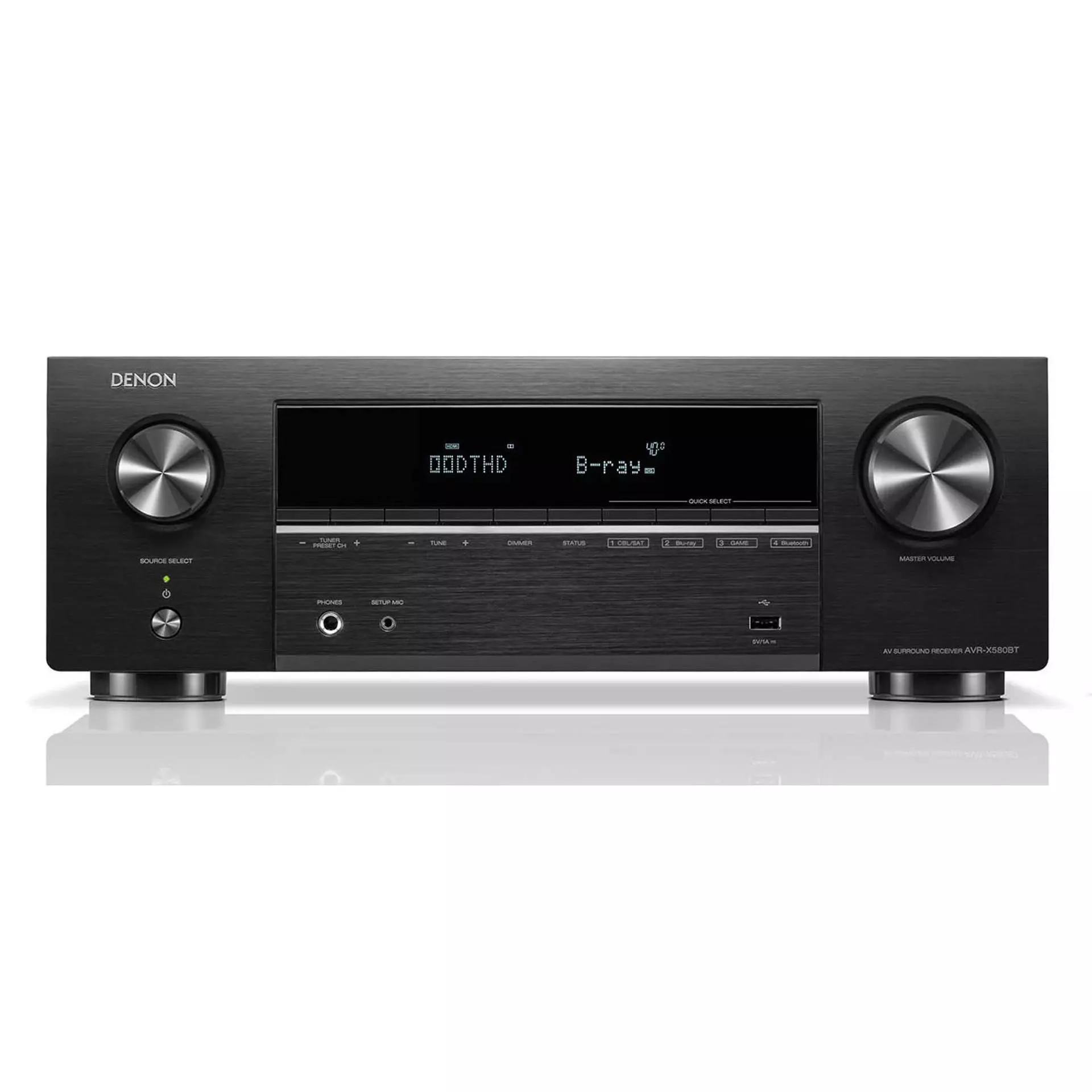 DENON AVR-X 580BT Black