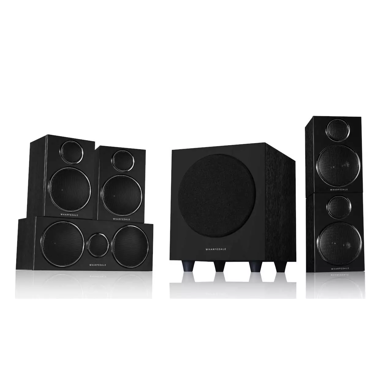 WHARFEDALE DX-3 HCP SYSTEM BLACK OAK