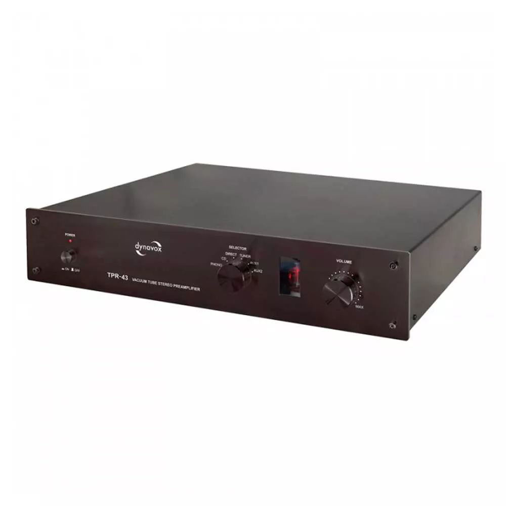 DYNAVOX TPR-43 PRE-AMPLIFICADOR VALVULAS BLACK