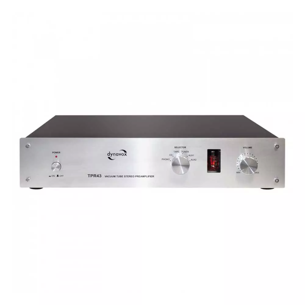 DYNAVOX TPR-43 PRE-AMPLIFICADOR VALVULAS SILVER