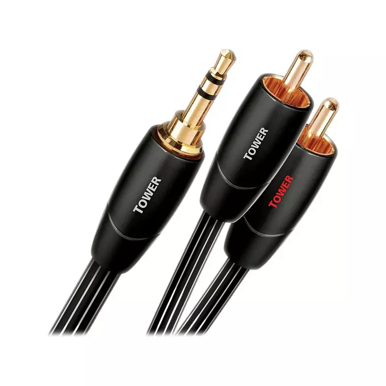 AUDIOQUEST TOWER JACK 3.5M - 2xRCA MACHO  - 1,0MTR