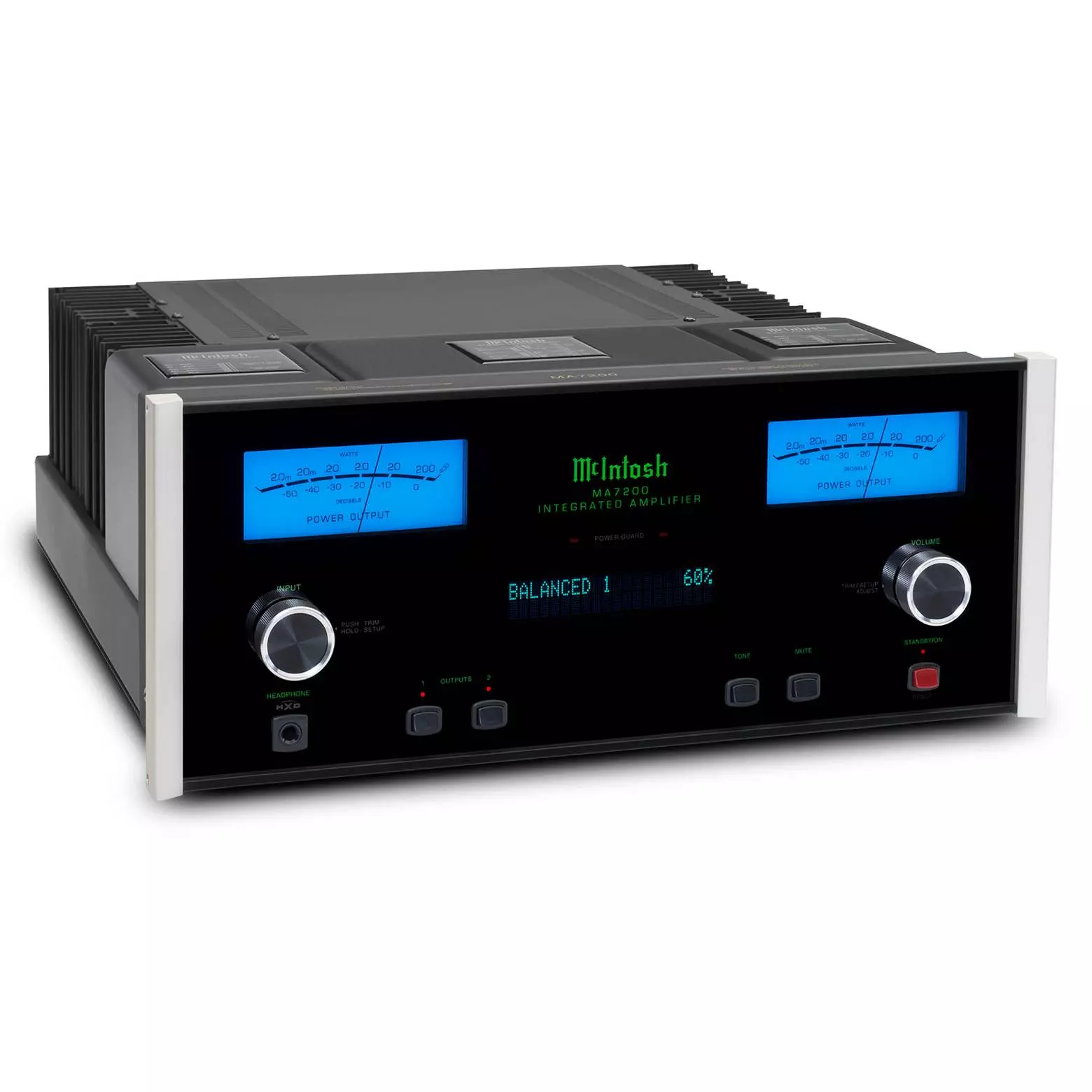 McIntosh MA7200 2x200W a 8 Ohms.Solido