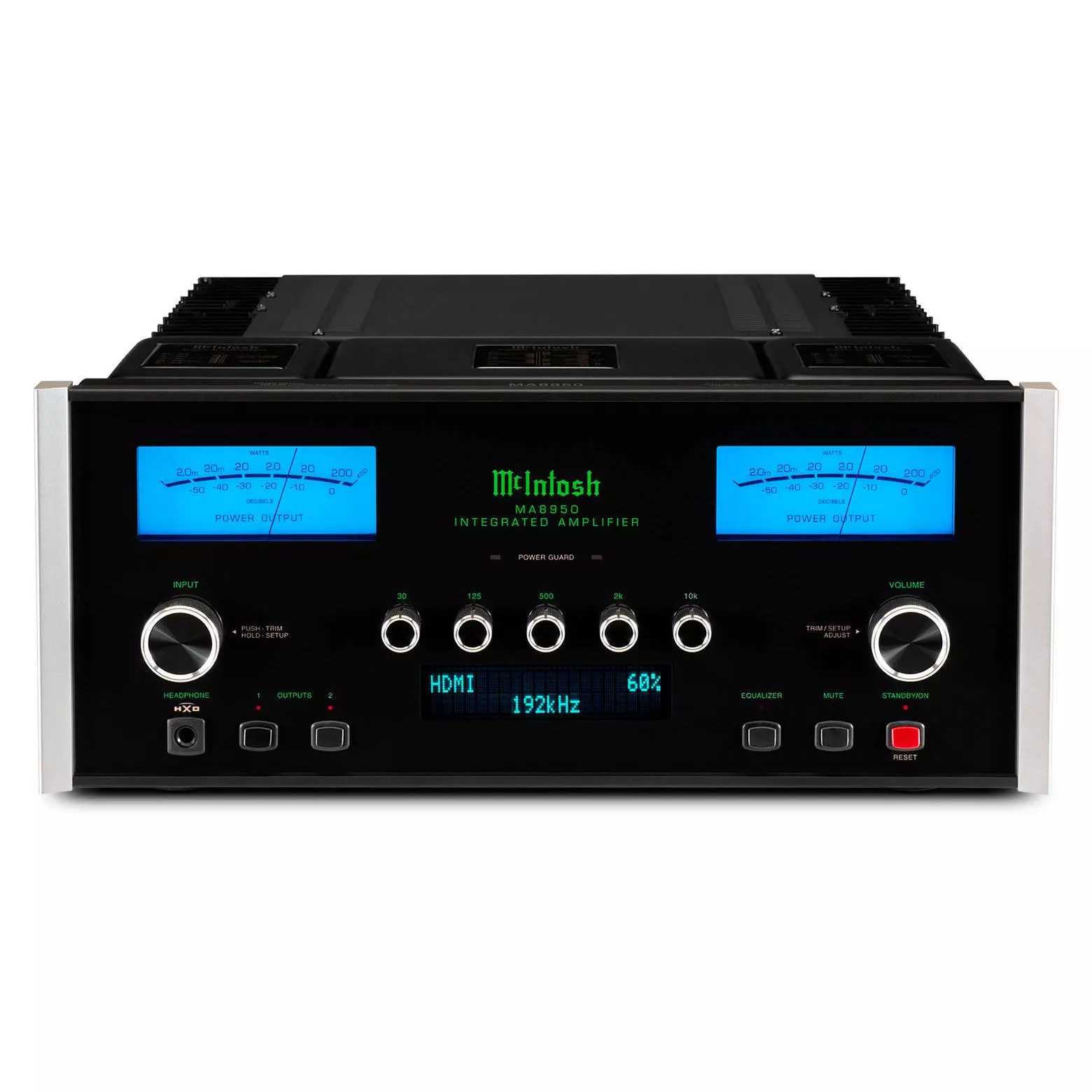 McIntosh MA8950 2x200W a 8 Ohms.Solido