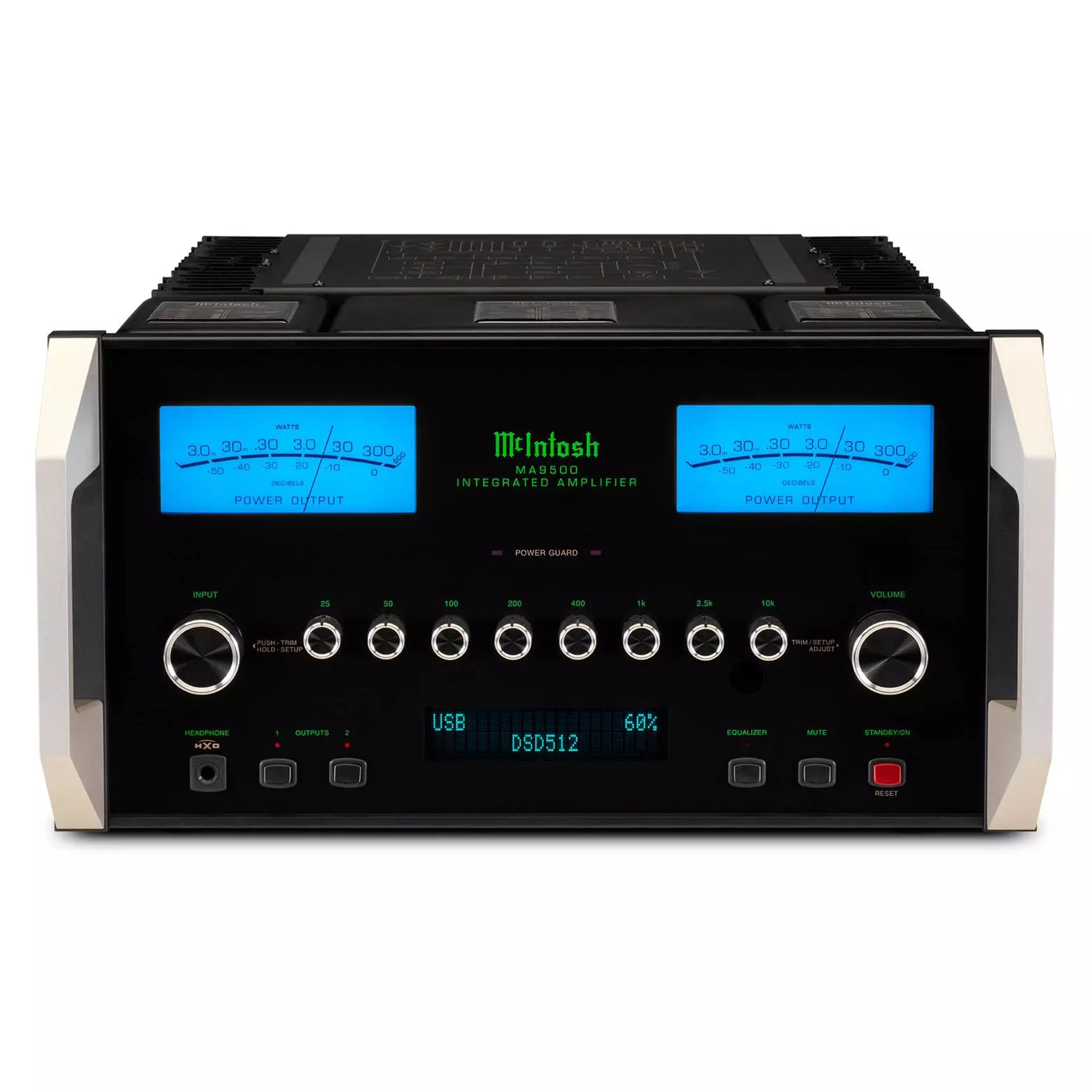 McIntosh MA9500 2x300W a 8 Ohms.Solido