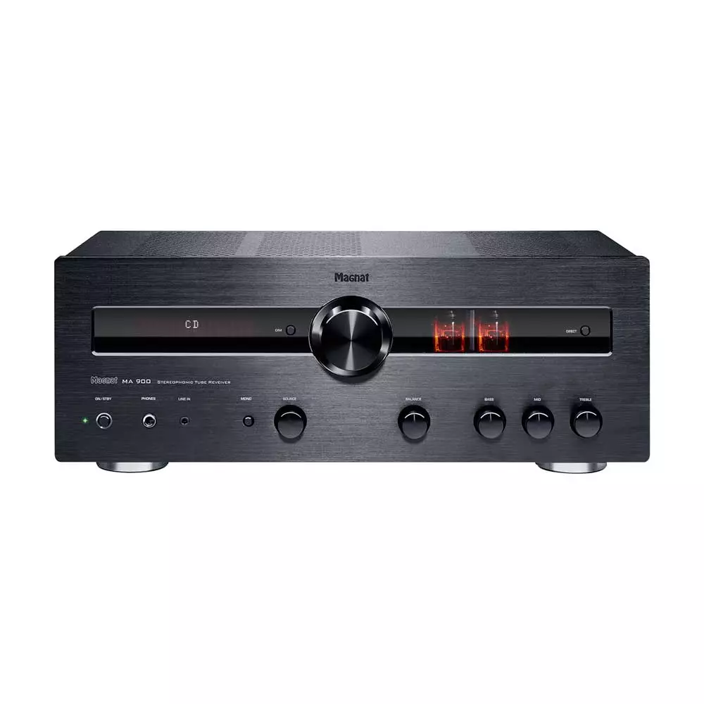 MAGNAT MA900 BLACK Amplificador Hibrido 2x200W RMS Bluetooth 5.0