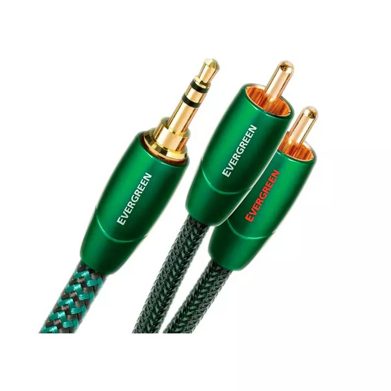 AUDIOQUEST EVERGREEN JACK 3.5M - 2xRCA MACHO  - GAMA - 2,0MTR