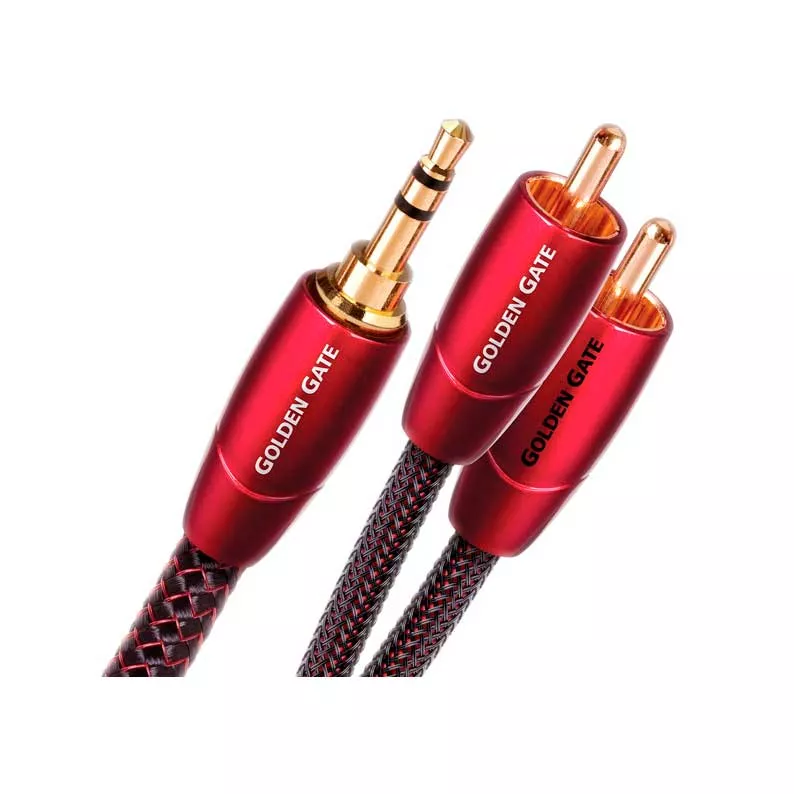 AUDIOQUEST GOLDEN GATE JACK 3.5M - 2xRCA MACHO - 1,0MTR