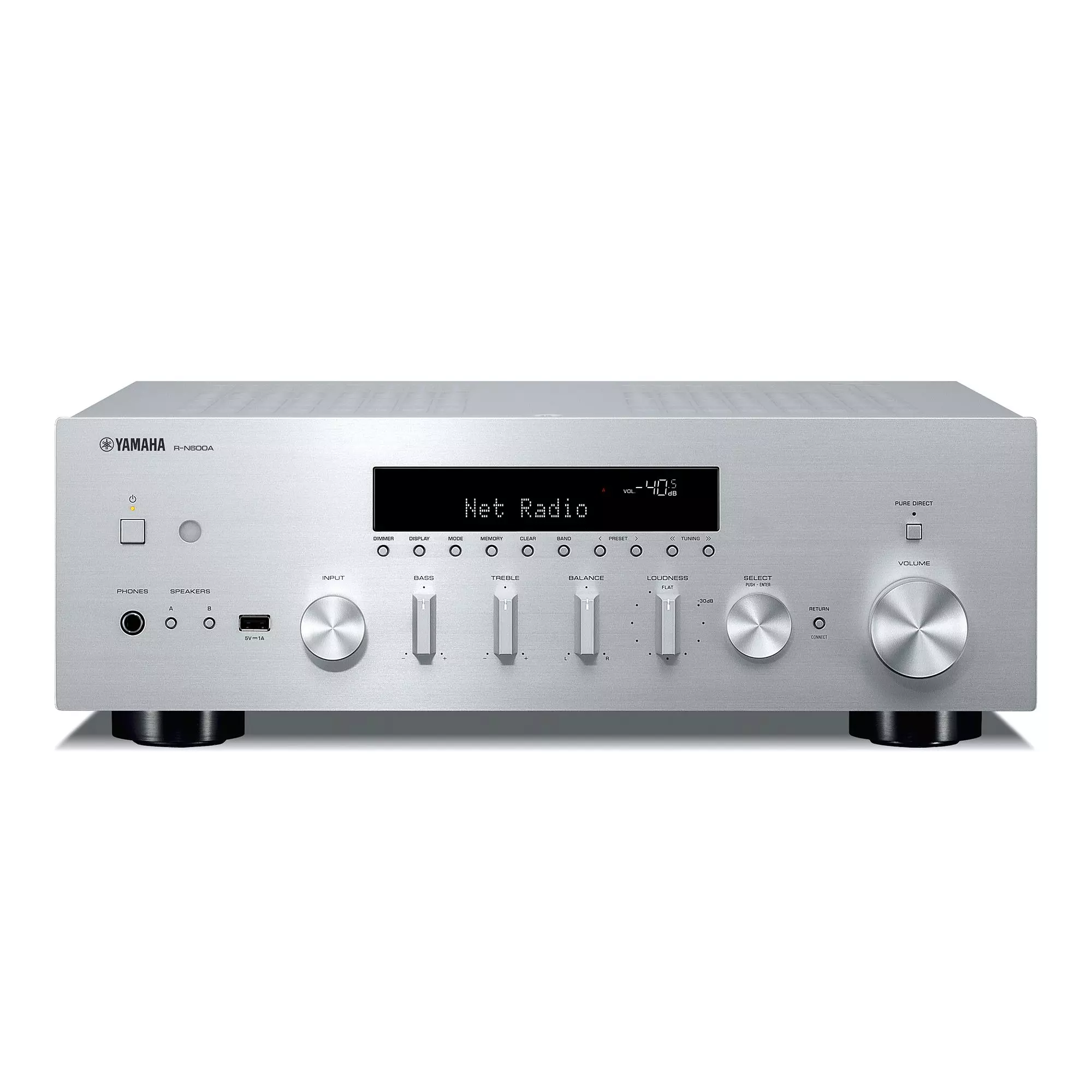 YAMAHA R-N600A MUSICCAST SILVER