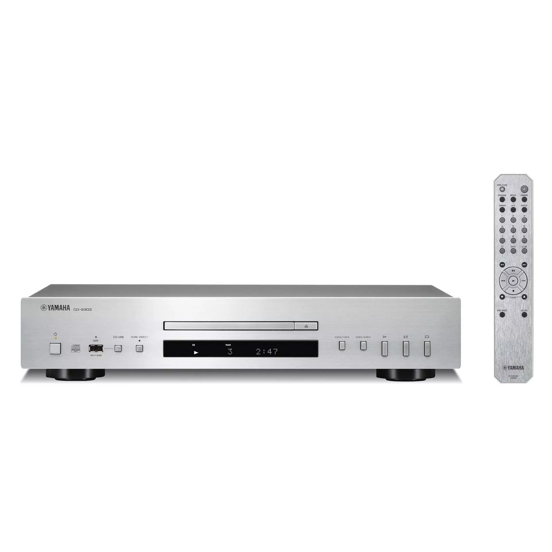 YAMAHA CD-C603 Silver Lector Multiple de CD